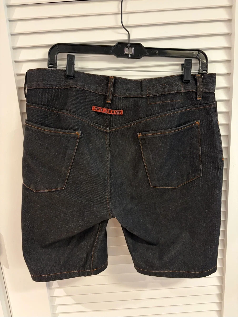 JPG Jeans Dark Denim Shorts - Classic Black Jean Style